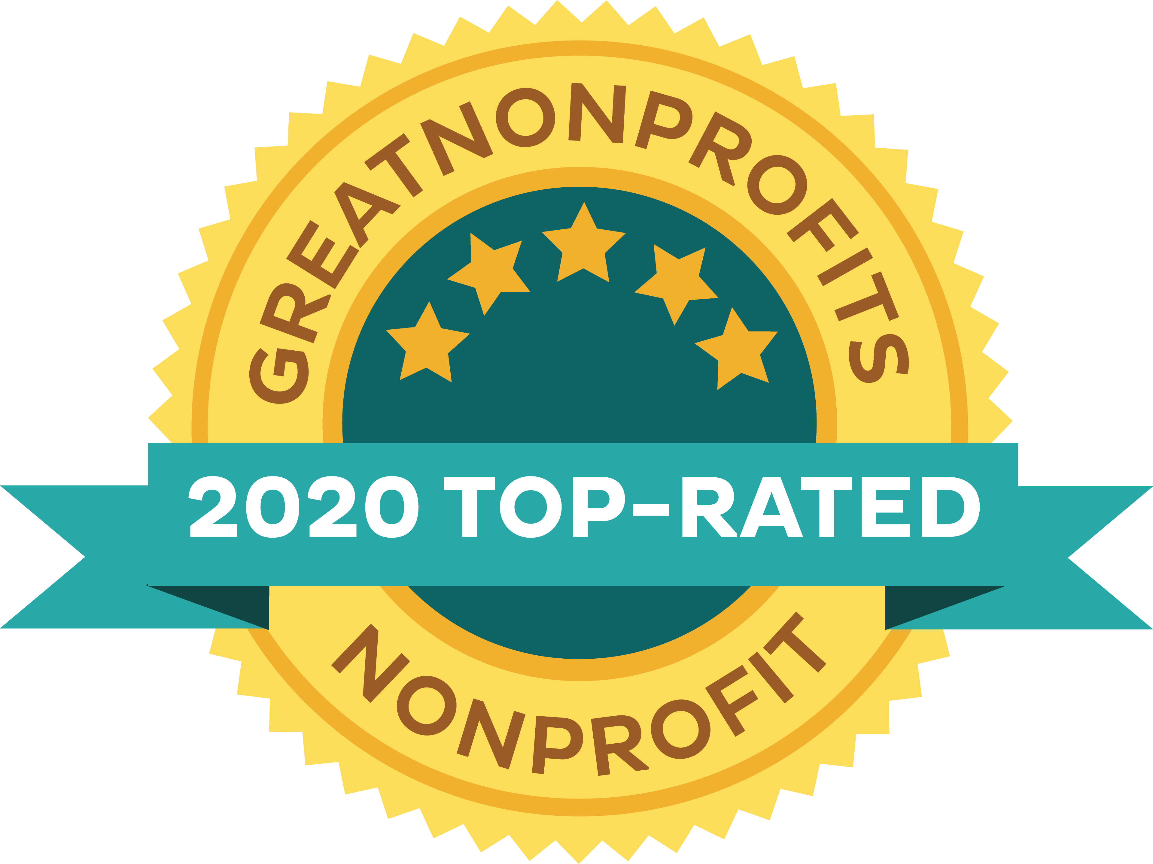 2020 Top rated Non Profit Badge